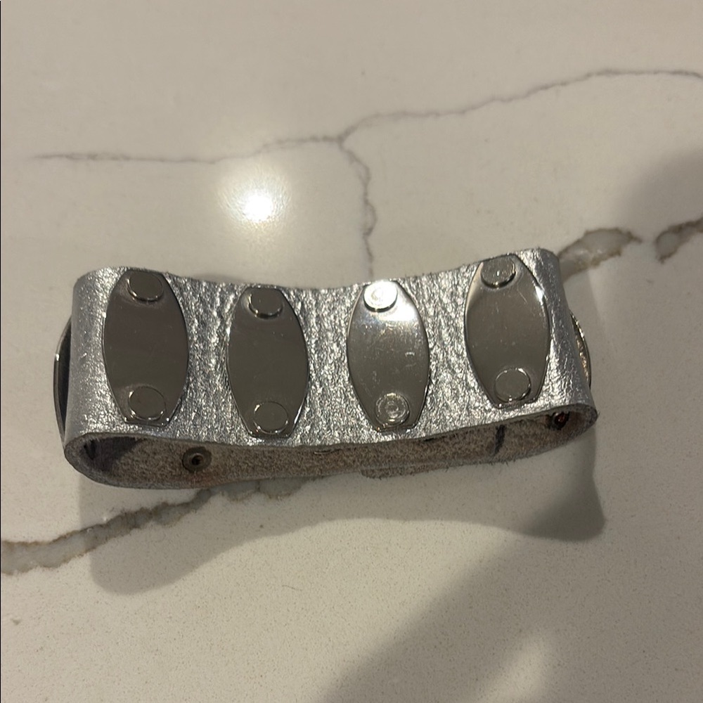 Silver Metallic Bracelet